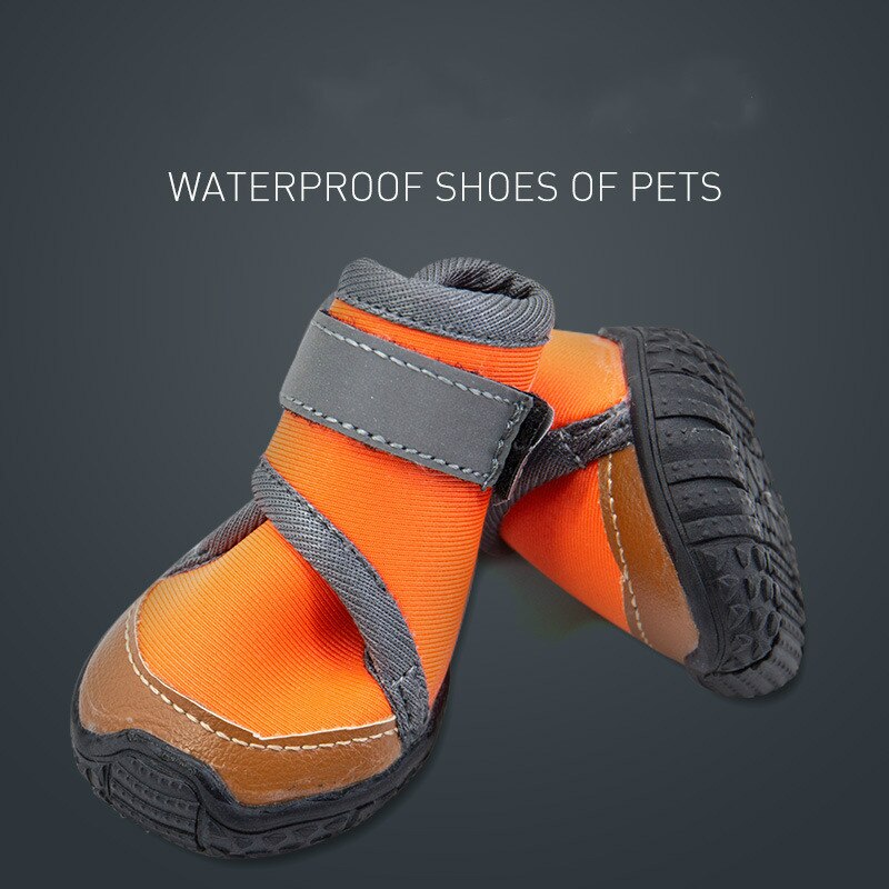 ราคาและรีวิวรองเท้าสุนัขขนาดใหญ่รองเท้าสัตว์เลี้ยงกันน้ำและอบอุ่นแฟชั่นสัตว์เลี้ยง Botas กลางแจ้ง Anti-DROP สวมใส่ Buty Dla Psa Perro Puppy Chien