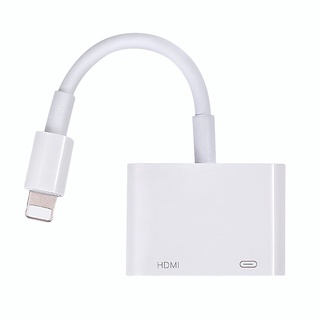 ภาพหน้าปกสินค้าอะแดปเตอร์เชื่อมต่อสายเคเบิล USB เป็น HDMI 4K 1080P HD สําหรับ Iphone X 8 76S Ipad Air Ipod ที่เกี่ยวข้อง