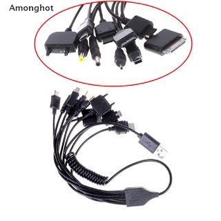 (Amonghot) 10 In 1 ที่ชาร์จโทรศัพท์มือถือ Usb พับเก็บได้