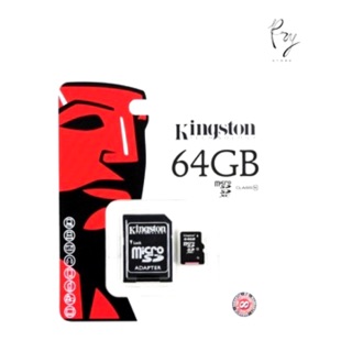 ภาพหน้าปกสินค้าkingston Memory Card Micro SDHC 64GB class10 ซึ่งคุณอาจชอบสินค้านี้