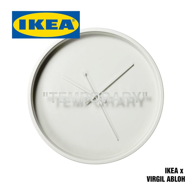 ikea off white clock