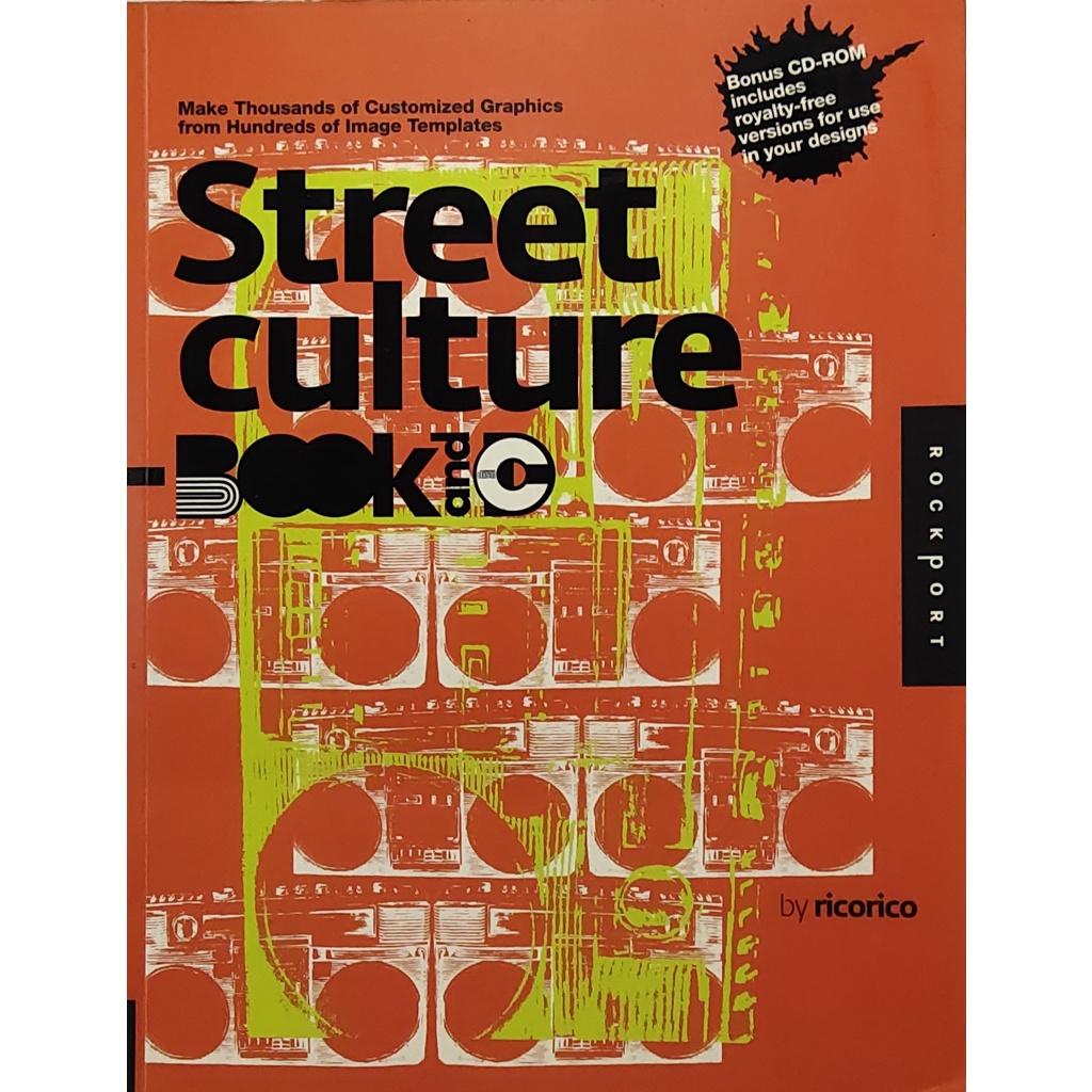 หนังสือ-ออกแบบ-กราฟฟิก-ดีไซน์-street-culture-book-and-cd-144page