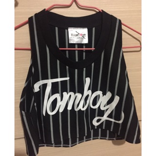 เสื้อครอป สกรีน Tomboy