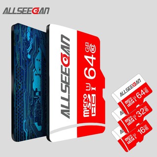 สินค้า ALLSEECAN  64GB 32GB เมมโมรี่การ์ด และ ดีที่สุดสำหรับกล้องวงจรปิดทุกชนิด TF Memory Card MEM24