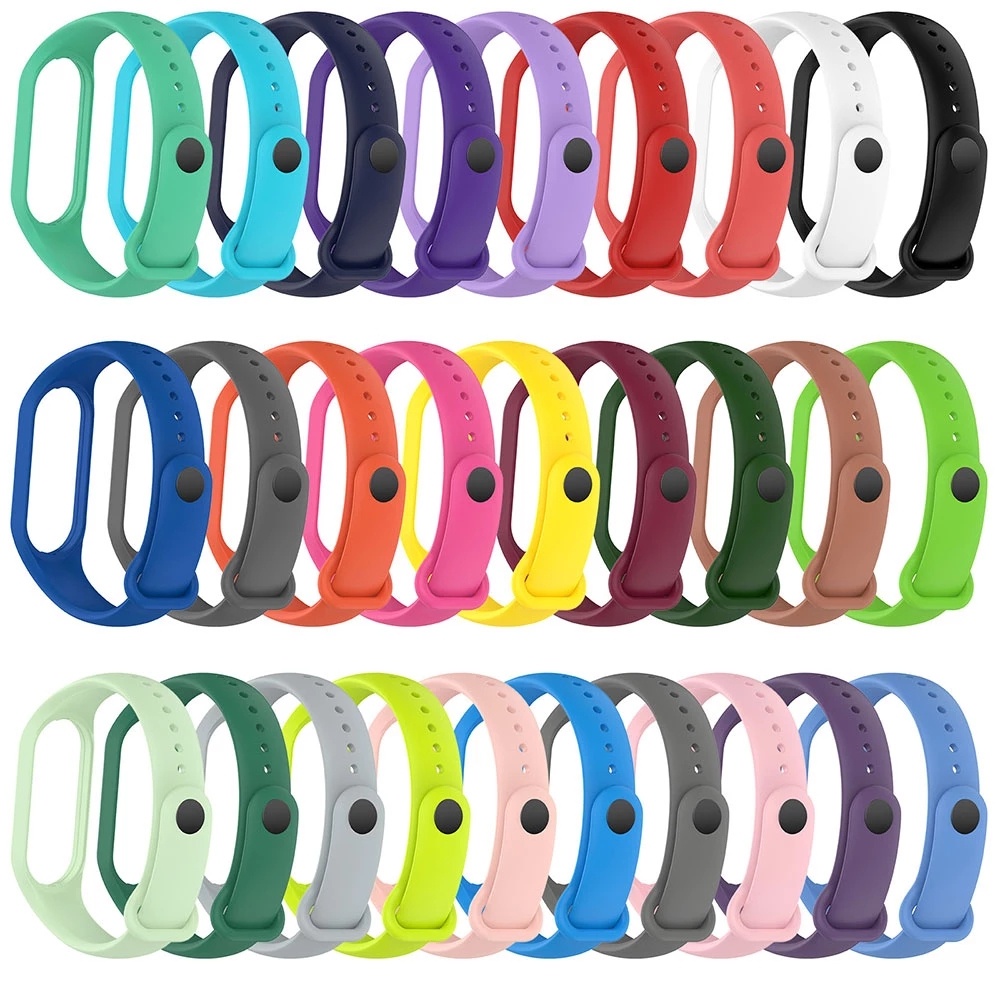 ข้อมูลเพิ่มเติมของ Xiaomi Mi Band 8/7/6/5 สายรัด ซิลิโคน เปลี่ยนได้ สายรัดข้อมือ Miband 7 สายรัดข้อมือ สร้อยข้อมือสมาร์ทวอทช์