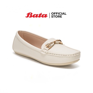 ภาพหน้าปกสินค้าBata บาจา รองเท้ามอคคาซีน ลอฟเฟอร์ คัทชูหุ้มส้น รองเท้าหุ้มส้น รองเท้าส้นแบนหุ้มส้น รองเท้าส้นแบน สำหรับผู้หญิง รุ่น Maree สีเบจ 5518630 ที่เกี่ยวข้อง