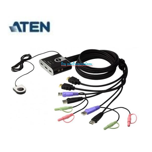 ATEN KVM Switch 2Port USB HDMI รุ่น CS692 Shopee Thailand