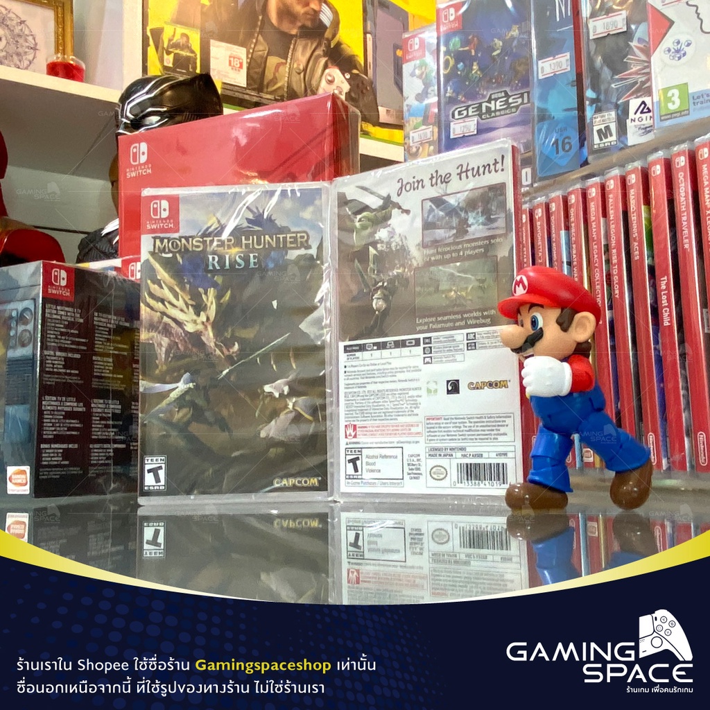 ภาพหน้าปกสินค้าNintendo Switch : Monster Hunter Rise (us) จากร้าน gamingspaceshop บน Shopee