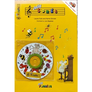 โล๊ะ หนังสือภาษาอังกฤษเด็ก มี ซีดี Jolly Songs Book & CD