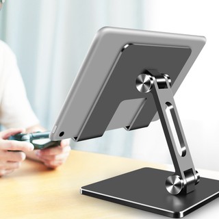 Tablet stand แบน วงเล็บ อลูมิเนียมอัลลอย เดสก์ทอป ปรับได้ คอมพิวเตอร์ ฐาน ใช้กับ หัวเว่ย ข้าวฟ่าง ซัมซุง ipad พาเลท