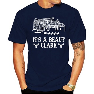 [100% Cotton] เสื้อยืดลําลอง แขนสั้น พิมพ์ลาย IM A Beaut Clark Christmas Vacation House เข้ากับทุกการแต่งกาย สําหรับผู้