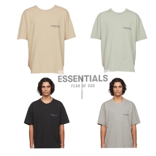 2022 fear of god (FOG) Essentials core collection reflecting logo tee ของแท้ 100%