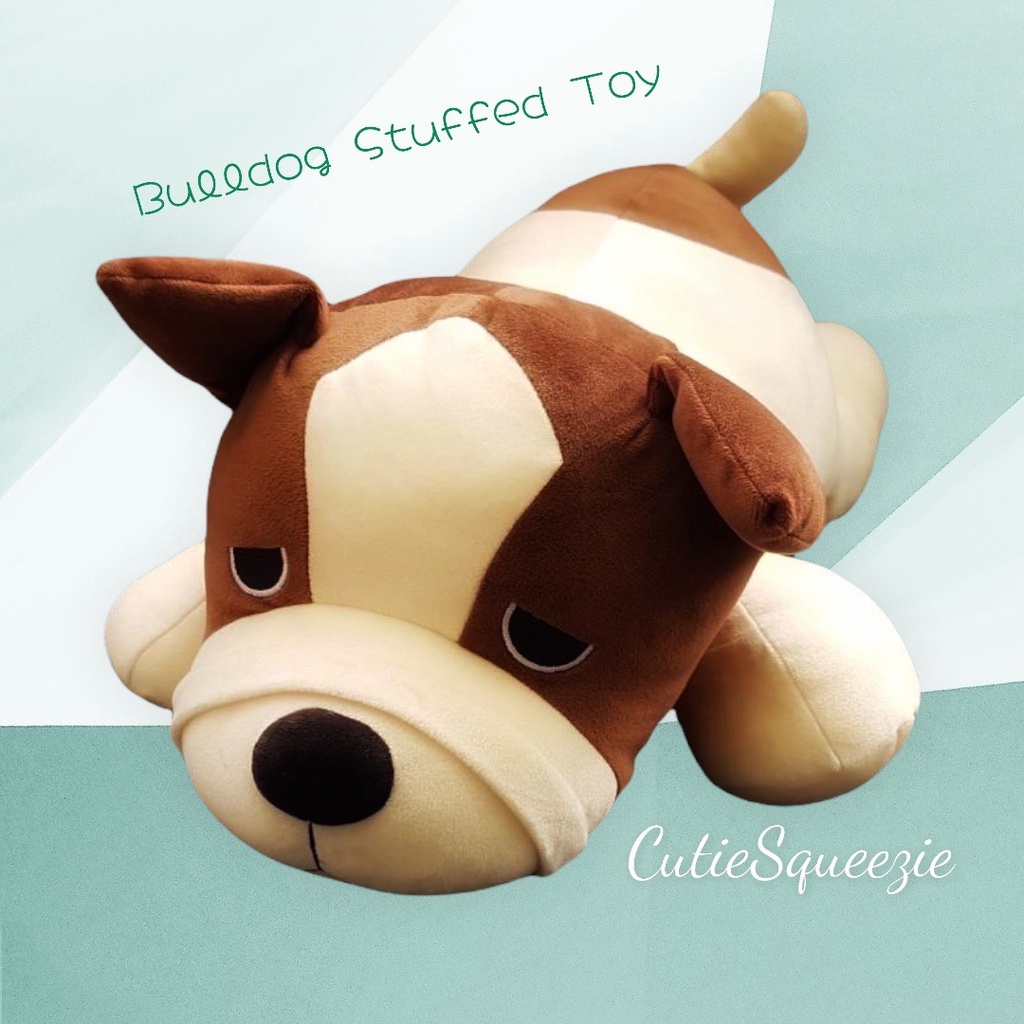 ตุ๊กตาหมาบูลด็อก-ท่าหมอบ-bulldog-laying-down-stuffed-animal