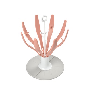 BEABA ที่ตากขวดนมพับได้ Flower foldable drying rack - vintage pink