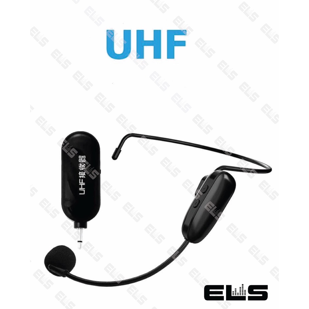 ไมค์ลอยคาดหัว-uhf-wireless-microphone-ไมค์คาดหัวไร้สาย