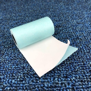 สติ๊กเกอร์ถุงกระดาษกันน้ำ 5 ม้วน 57 มม. x 30 มม. สติ๊กเกอร์กันความร้อนอเนกประสงค์ สีขาว