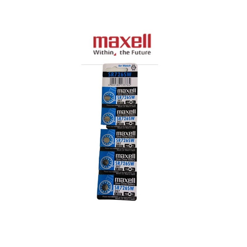 ถ่านนาฬิกา-ถ่านกระดุม-maxell-sr726sw-397