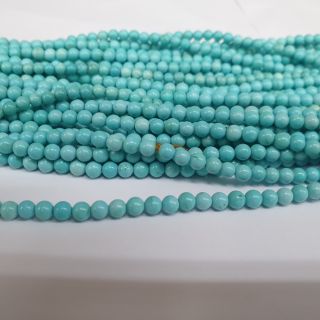 กำไลหิน กำไลหินนำโชค หินนำโชค หินเเท้ Howlite Turquoise สังเคราะห์