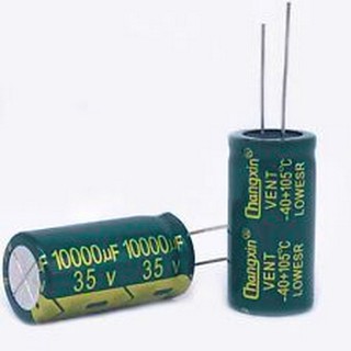 C Capacitor Electrolyte 10000uF 35V ตัวเก็บประจุ อิเล็กโทรไลต์ คาปาซิเตอร์