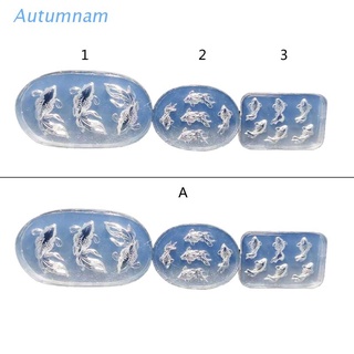 Autu แม่พิมพ์ซิลิโคนเรซิ่น อีพ็อกซี่ รูปปลาทอง สําหรับทําเครื่องประดับ สร้อยคอ ต่างหู Diy