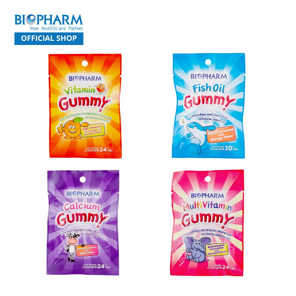 ภาพหน้าปกสินค้าVitamin Gummy Biopharm รสอร่อย จากร้าน dengdung17 บน Shopee