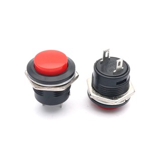 Push Button Switch 16 mm 2 ขา 3A 250V สวิตซ์รีเซ็ต กดติดปล่อยดับ