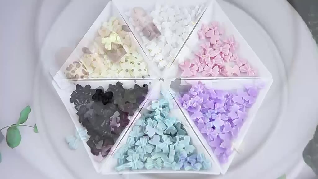 autu-อุปกรณ์ตกแต่งเล็บ-จี้โบว์-เนื้อแมตต์-สําหรับตกแต่งเล็บ-diy-50-ชิ้น