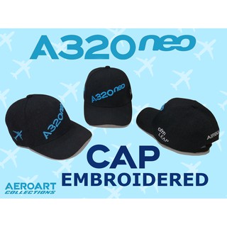 หมวกเบสบอล ปักลาย Airbus A320 NEO ฟรีไซซ์