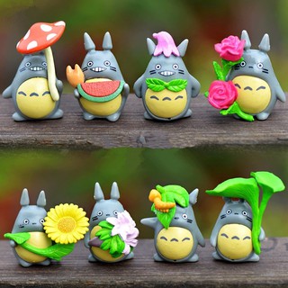 โมเดลโตโตโร่ ฟิกเกอร์โตโตโร่ (Totoro Figure) ชุด 8 ตัว 8 แบบ น่ารักมากๆ [1]