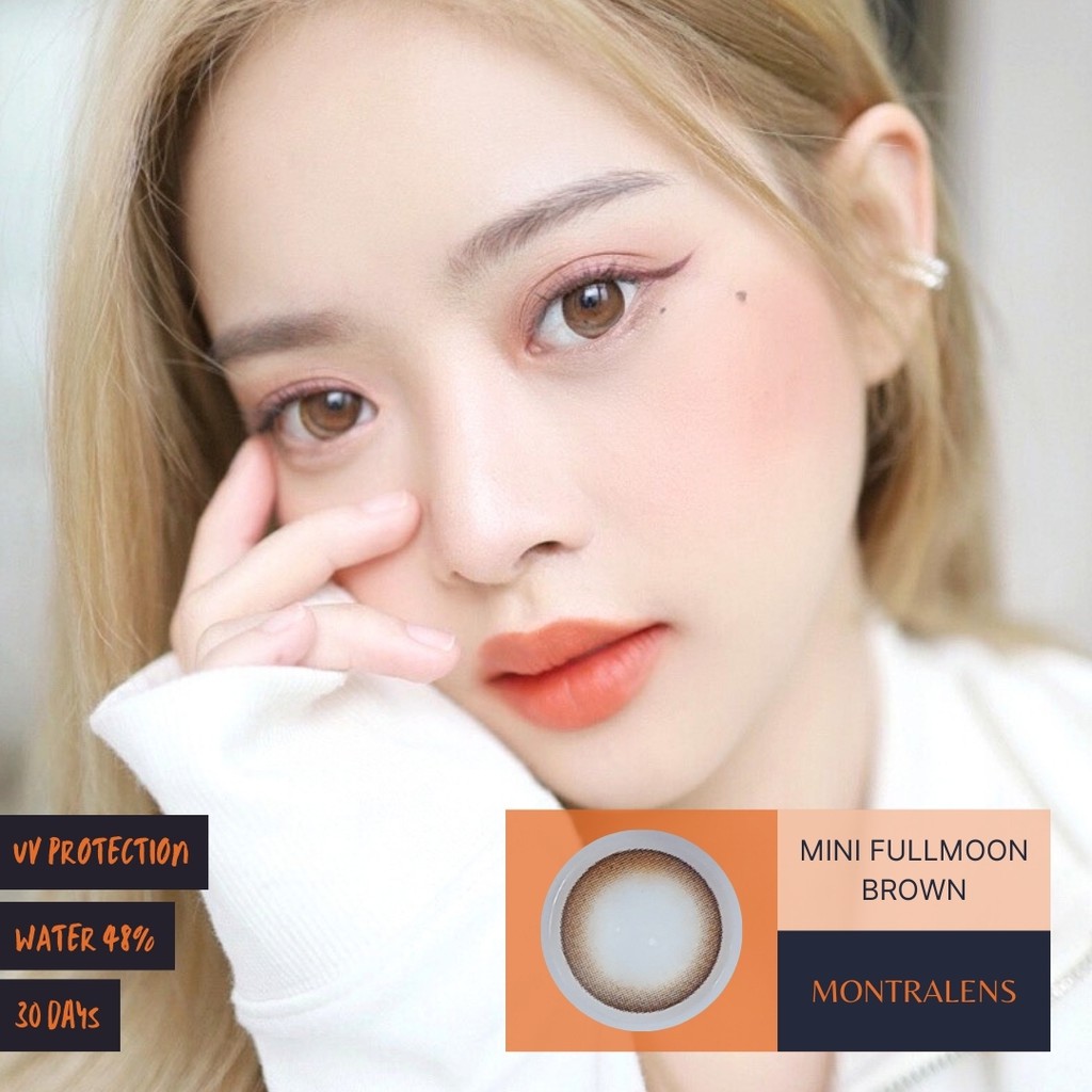 คอนแทคเลนส์-ขนาดมินิ-brown-mini-fullmoon-montra