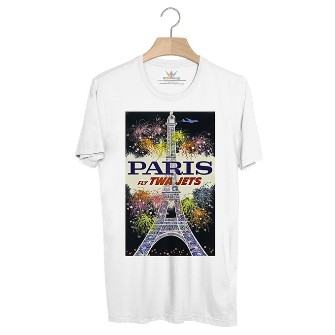 bp125-เสื้อยืด-retro-city-paris