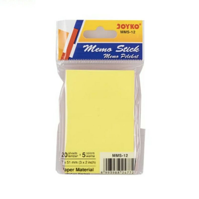 Memo Stick Sticky Notes Buttonscarves MMS-12 Paper Memo Paste MMS-656P ...