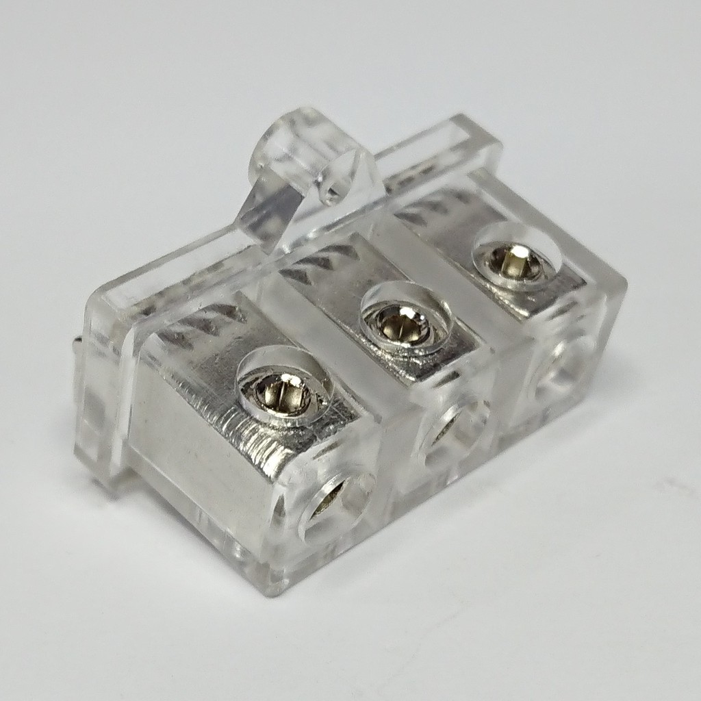 ขั้วไฟแอมป์รถยนต์ คลาสดี Power Terminal Amp Class D 3 ขา (น็อตอยู่ ...