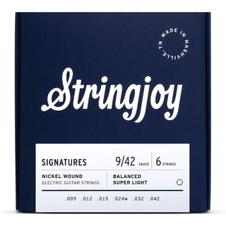 สายกีต้าร์ไฟฟ้า Stringjoy .009-.042 Signatures Electric Guitar Strings US made