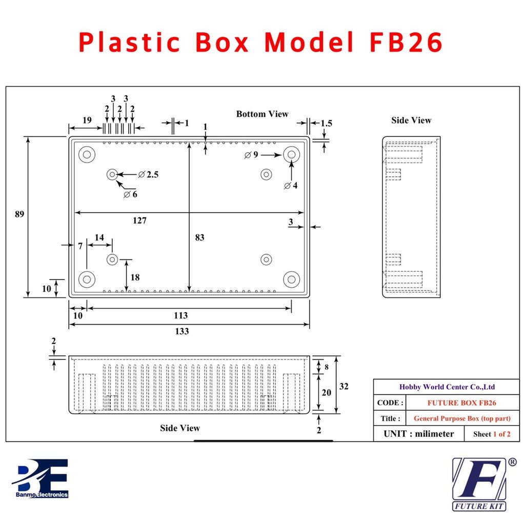 future-kit-future-box-กล่องพลาสติกอเนกประสงค์-รุ่นfb26-ยี่ห้อ-future-fb26