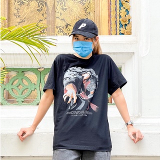 เสื้อยืดผ้าฝ้ายพิมพ์ลายขายดี ITACHI UCHIHA - UNISEX