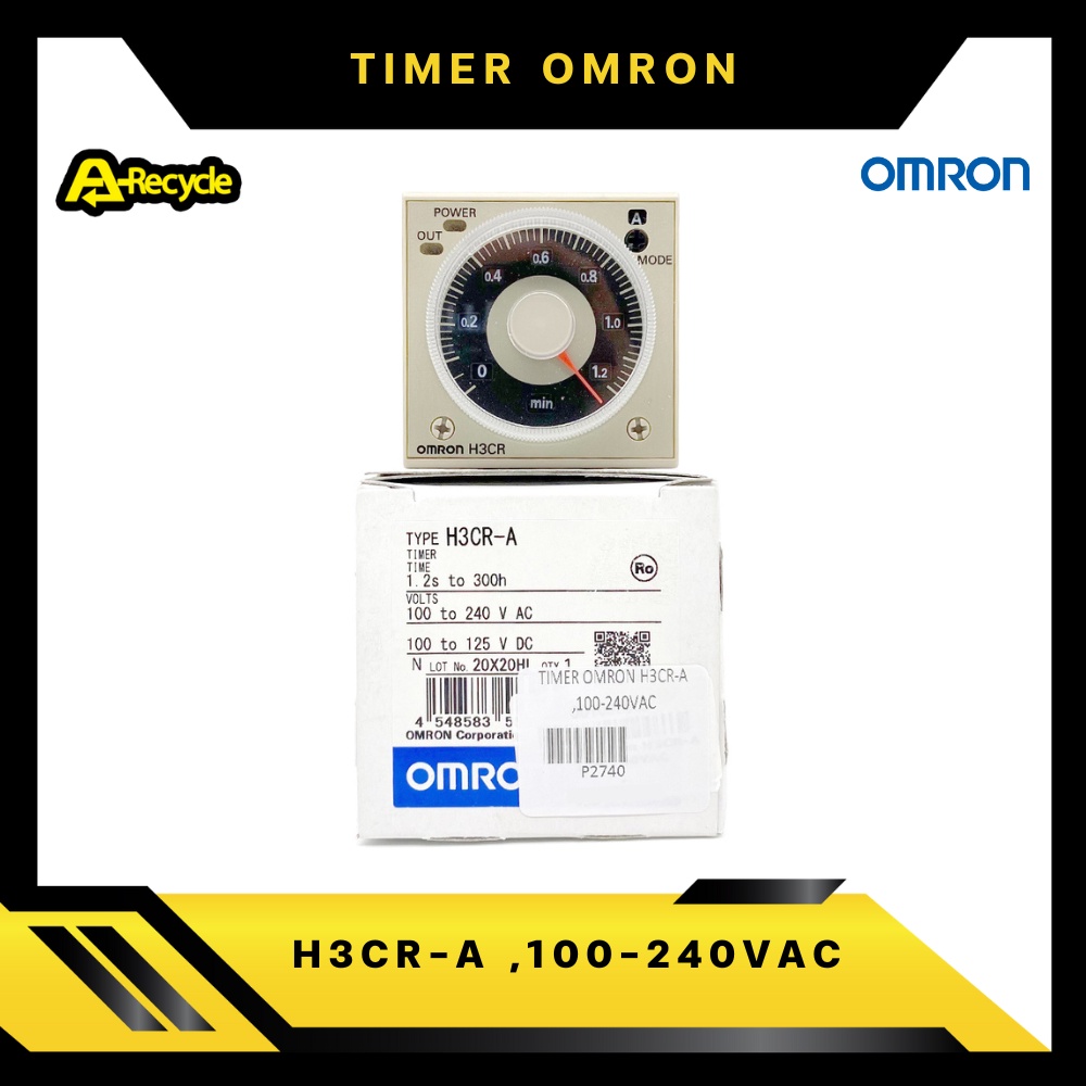 Timer Omron H3CR-A 100-240Vac Nuovo Modulo PLC Industriale Spedizione Rapida