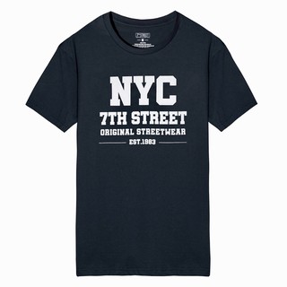 7th Street (Basic) เสื้อยืด รุ่น MOG006 สีกรมท่า