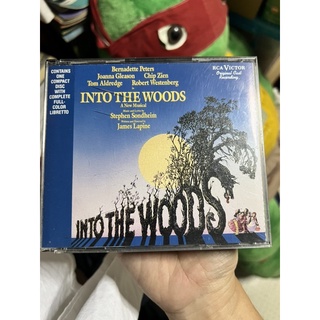 CD original cast recording INTO THE WOODS by Stephen Sondheim