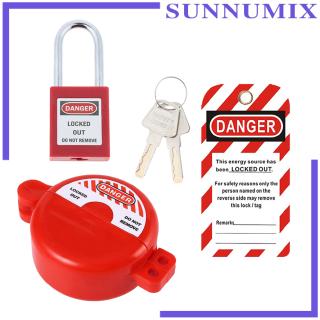 สินค้า (sunnimix) วาล์วล็อคลูกบอลสําหรับถังแก๊สสีแดง abs as - 03