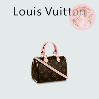 Shopee ลดกระหน่ำ 🔥ของแท้ 100% 🎁Louis Vuitton Brand New NANO SPEEDY Bag