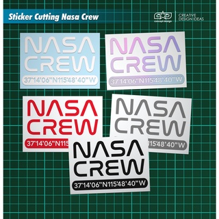 สติกเกอร์ตัด Nasa Crew 2 | Shopee Thailand