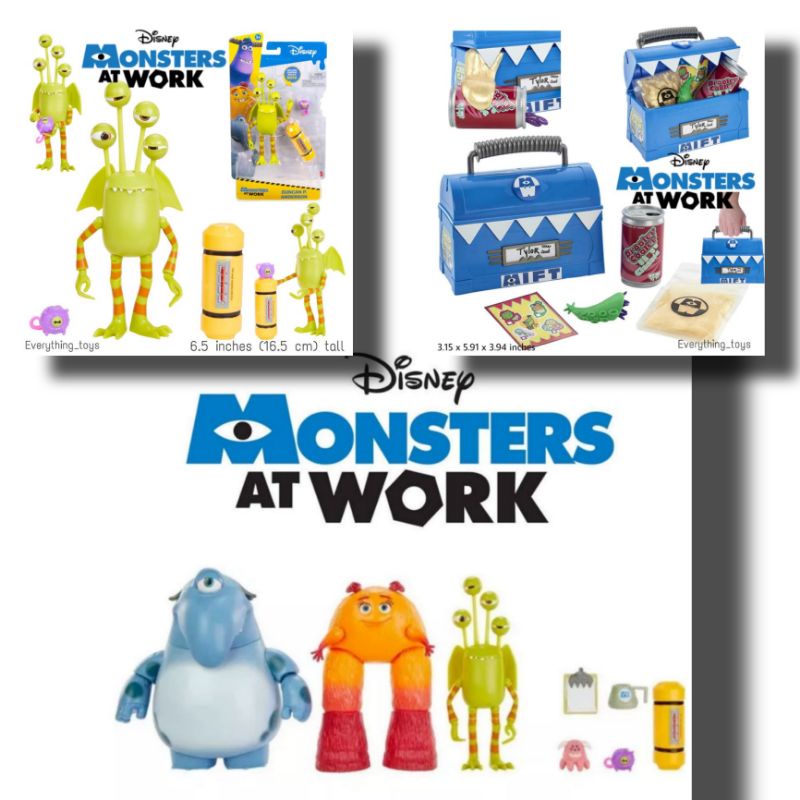 ลิขสิทธิ์-แท้-จากอเมริกา-disney-pixar-monsters-at-work-action-figure-mattel-toy