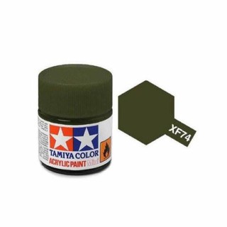 สีทามิย่าสูตรน้ำ Tamiya Acrylic XF74 Olive Drab 10ml