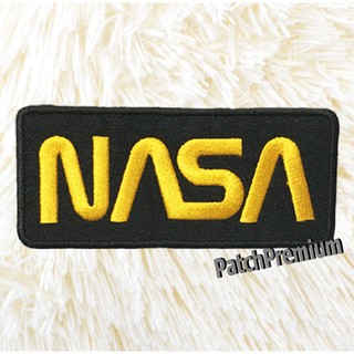 NASA นาซ่า เหลือง - ตัวรีด (Size M) ตัวรีดติดเสื้อ