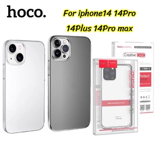 ราคา(C-003)เคสใสHoco ซิลิโคนนิ่มสำหรับไอโฟน14/13/12/11/6G/6S/6plus/7/8/7plus/8plus/X/Xs/XR/Xsmax