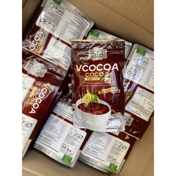 ภาพสินค้ากาแฟ V Cocoa by vivi วีโกโก้ V Cocoa by vivi วีโกโก้ โกโก้ลดน้ำหนัก(1 กล่อง บรรจุ 10 ซอง) จากร้าน paroauy บน Shopee ภาพที่ 3
