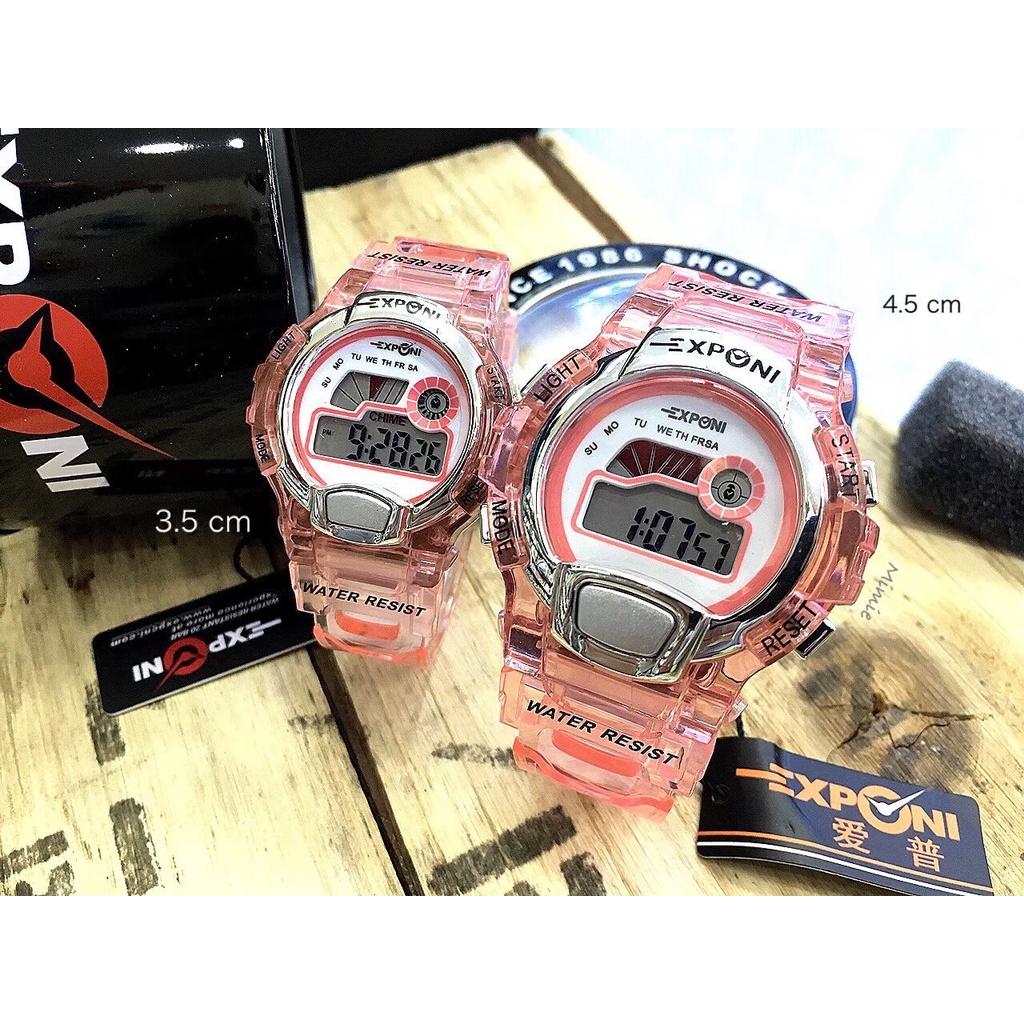 Watchtime นาฬิกาข้อมือแบรนแท้ EXponi หน้าปัดขนาด 35,45มม. กันน้ำได้ 100 ...