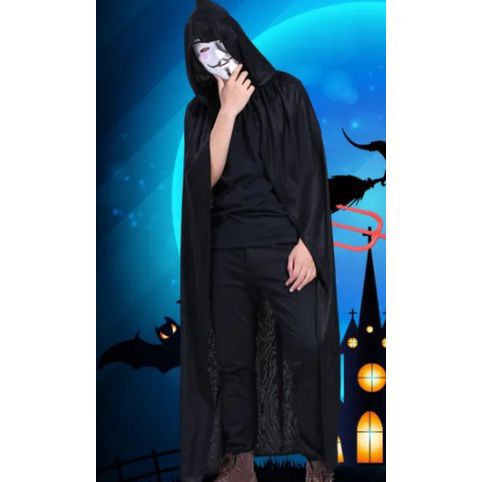 เสื้อคลุมพร้อมหน้ากากแฮกเกอร์-หน้ากาก-halloween