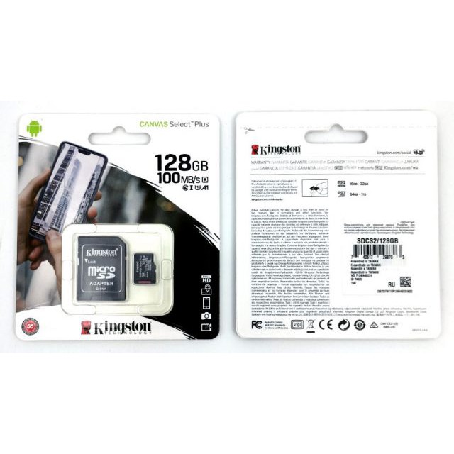 original-kingston-128gb-memory-card-sd-card-micro-sd-tf-card-class10